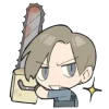 🤩 Эмодзи «Leon S. Kennedy Requiem chibi» для Telegram