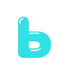 🙂 Эмодзи «Голубые летние буквы» для Telegram