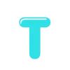 🙂 Эмодзи «Голубые летние буквы» для Telegram