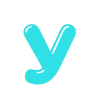 🙂 Эмодзи «Голубые летние буквы» для Telegram