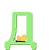 🌟 Эмодзи «Лето&; - зелёные летние буквы, большие и маленькие» для Telegram