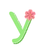 🌟 Эмодзи «Лето&; - зелёные летние буквы, большие и маленькие» для Telegram