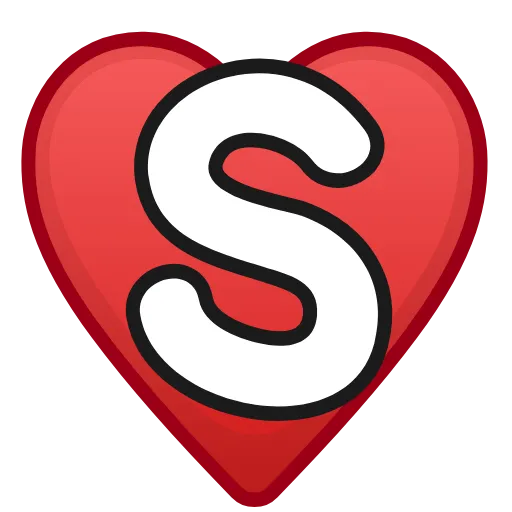 Стикер 19 Letters in hearts