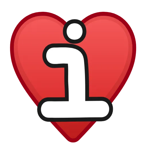 Стикер 39 Letters in hearts