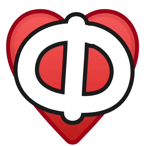 Стикер 53 Letters in hearts