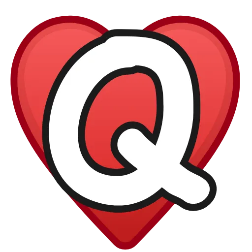 Стикер 17 Letters in hearts