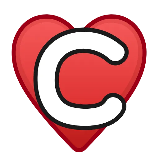 Стикер 3 Letters in hearts