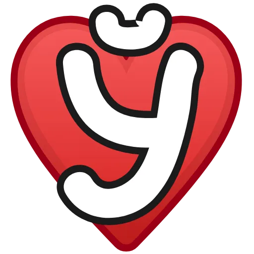 Стикер 52 Letters in hearts