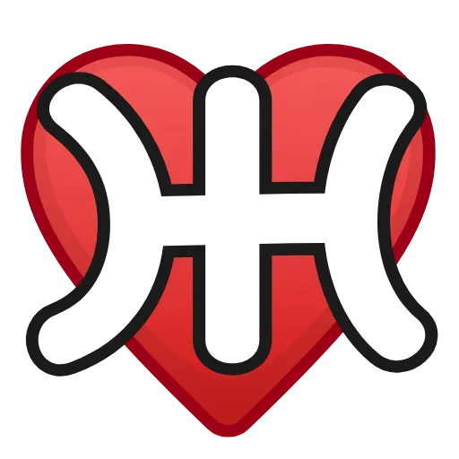 Стикер 36 Letters in hearts