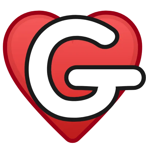 Стикер 7 Letters in hearts