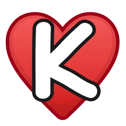 Стикер 42 Letters in hearts