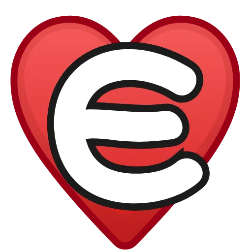 Стикер 35 Letters in hearts