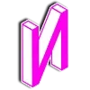 Стикер 10 🤮 Letters 3D