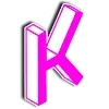 Стикер 44 🤮 Letters 3D