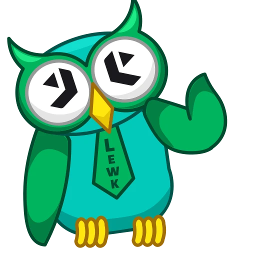 Стикерпак Lewk Owl для Telegram