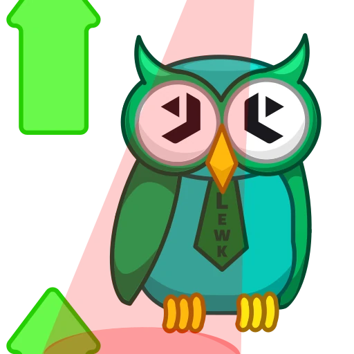 🥳 Стикер «Lewk Owl» для Telegram