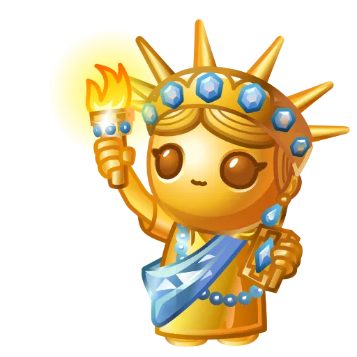 🎁 Стикер «Liberty Figure» для Telegram