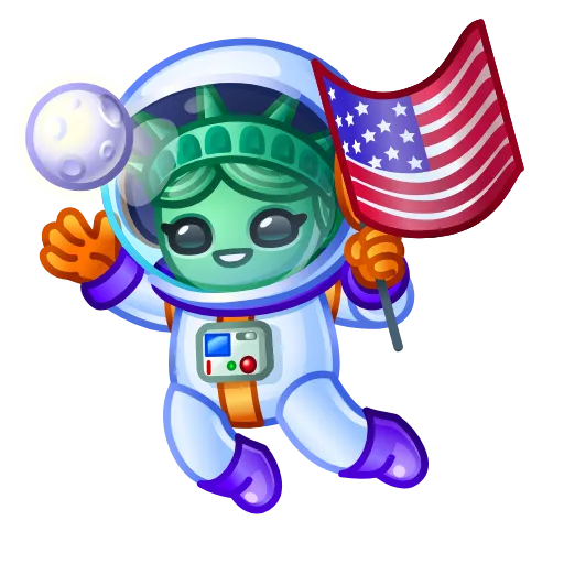 🎁 Стикер «Фигуры свободы» для Telegram