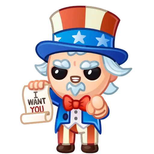 🎁 Стикер «Фигуры свободы» для Telegram