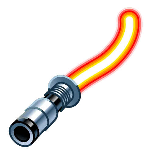 Стикер 9 Light Saber - Световые мечи из нфт подарков тг