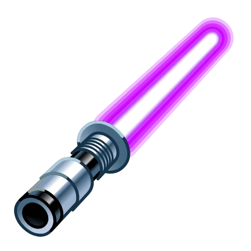 Стикер 3 Light Saber - Световые мечи из нфт подарков тг