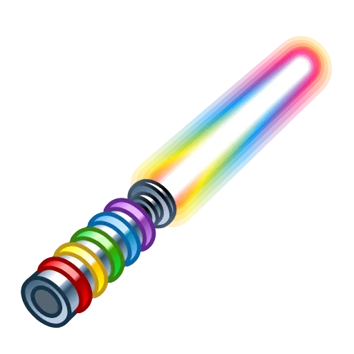 Стикер 25 Light Saber - Световые мечи из нфт подарков тг