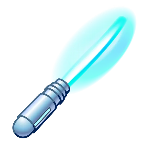 Стикер 10 Light Saber - Световые мечи из нфт подарков тг
