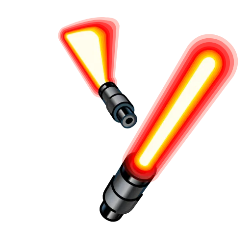 Стикер 7 Light Saber - Световые мечи из нфт подарков тг