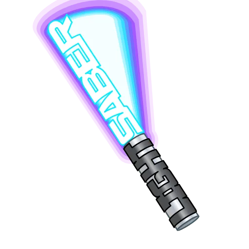 Стикер 11 Light Saber - Световые мечи из нфт подарков тг