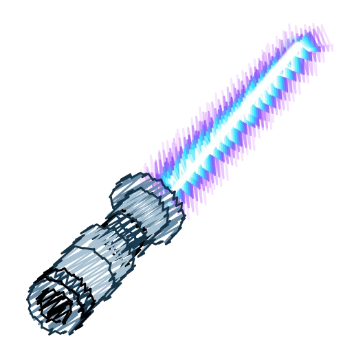 Стикер 14 Light Saber - Световые мечи из нфт подарков тг