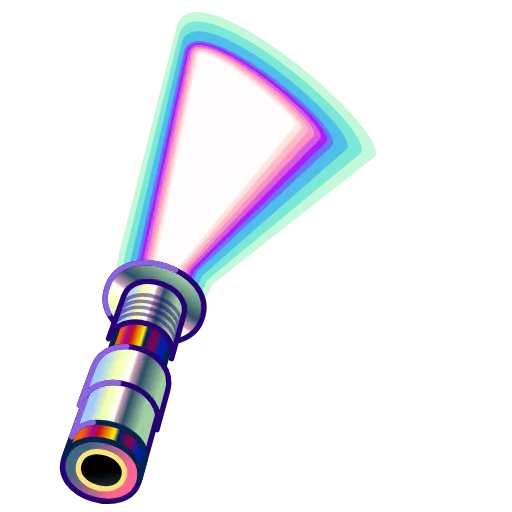Стикер 5 Light Saber - Световые мечи из нфт подарков тг
