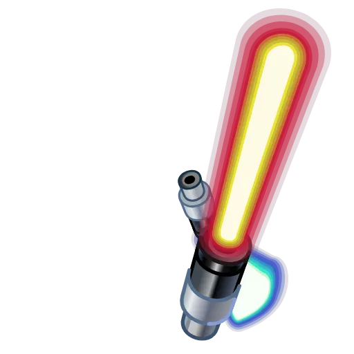 Стикер 8 Light Saber - Световые мечи из нфт подарков тг