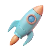 🚀 Эмодзи «Голубые и оранжевые буквы, цифры, иконки» для Telegram