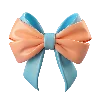 🎀 Эмодзи «Голубые и оранжевые буквы, цифры, иконки» для Telegram