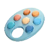 🎨 Эмодзи «Голубые и оранжевые буквы, цифры, иконки» для Telegram