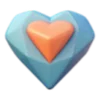 💎 Эмодзи «Голубые и оранжевые буквы, цифры, иконки» для Telegram