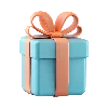 🎁 Эмодзи «Голубые и оранжевые буквы, цифры, иконки» для Telegram