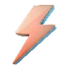 ⚡️ Эмодзи «Голубые и оранжевые буквы, цифры, иконки» для Telegram