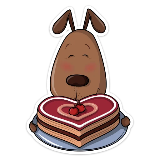 ❤️ Стикер «Лили и Ры» для Telegram