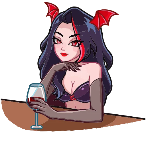 🍷 Эмодзи «Лилит» для Telegram