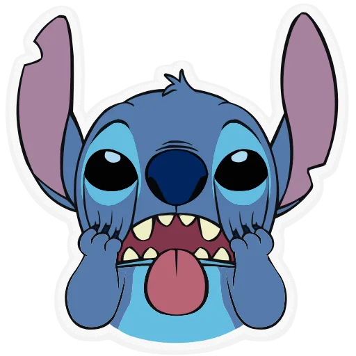 Стикер 24 Lilo & Stitch
