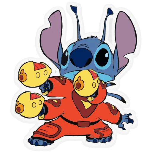 Стикер 38 Lilo & Stitch
