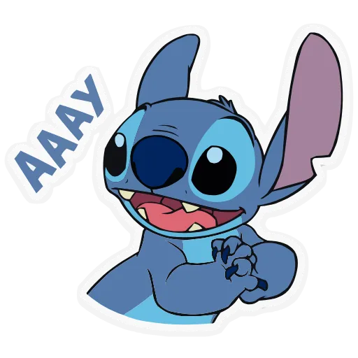 Стикер 32 Lilo & Stitch
