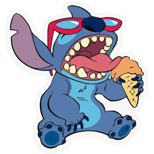 Стикер 46 Lilo & Stitch