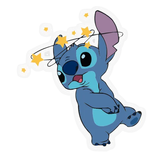 Стикер 58 Lilo & Stitch