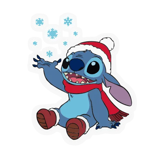 Стикер 52 Lilo & Stitch