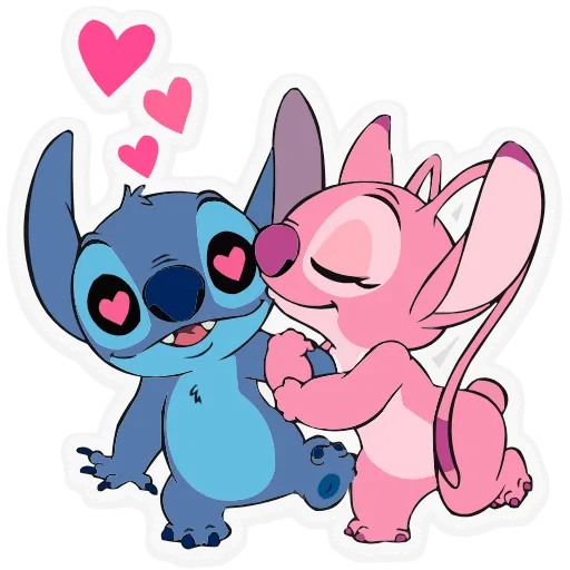 Стикер 28 Lilo & Stitch