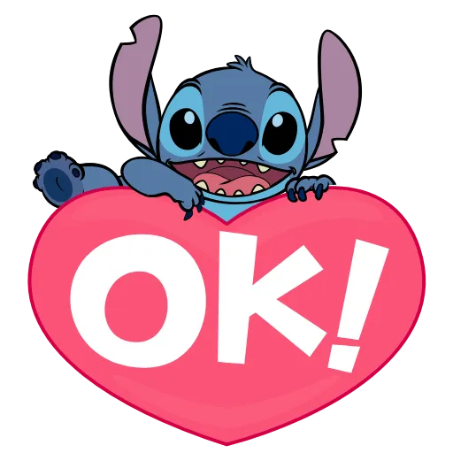 Стикер 2 Lilo & Stitch