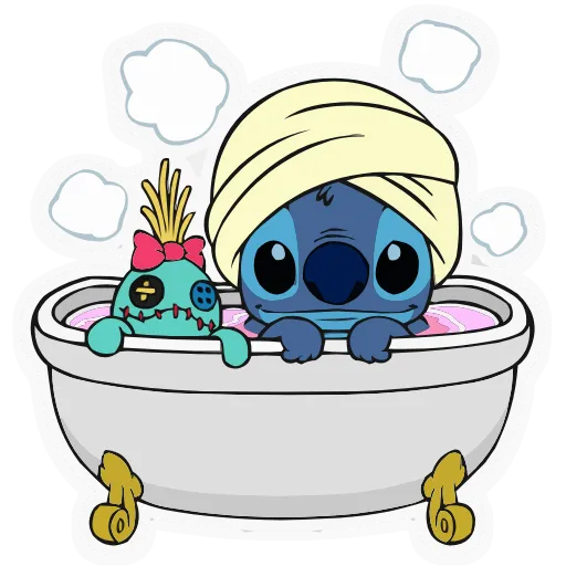 Стикер 40 Lilo & Stitch