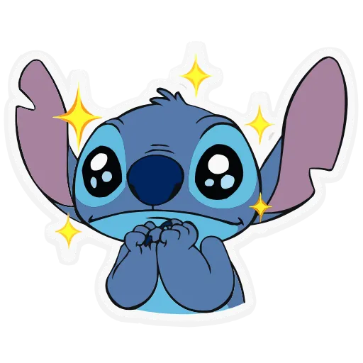 Стикер 21 Lilo & Stitch